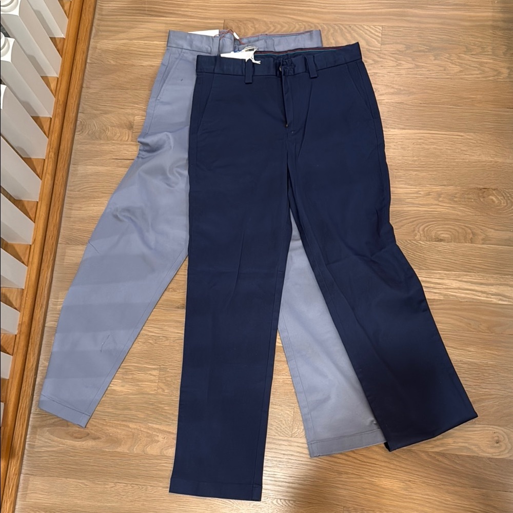 Boys Southern Tide Navy and Gray Pants